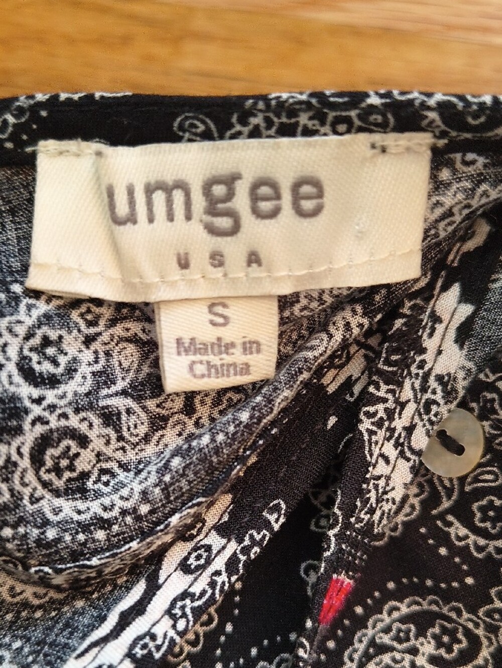 Umgee Black & Pink High Neck Patterned Dress - Picture 4 of 9